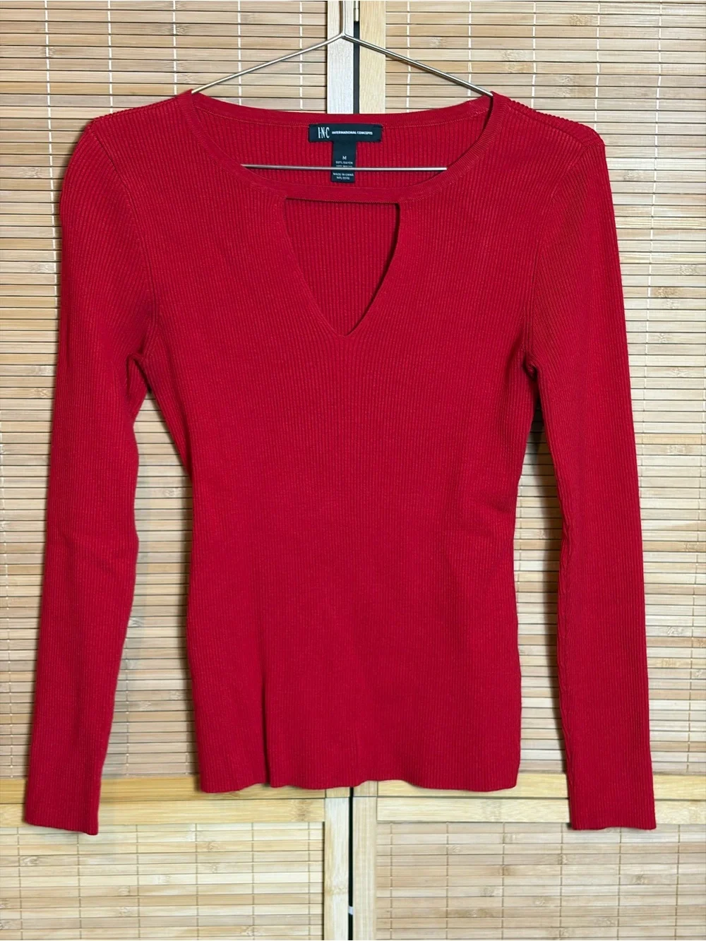 INC International Concepts slim ribbed